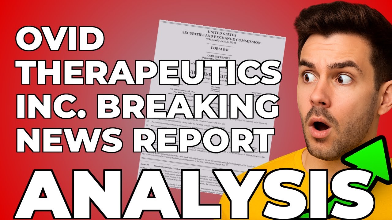 Ovid Therapeutics: Why Did They Move The Shareholder Meeting? My Question.