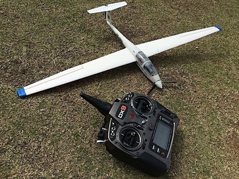 UMX ASK-21 超輕量滑翔機 起飛重量 90克 改裝2S無刷動力 20150228