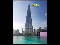 🏙️ Burj Khalifa Evolution 2004–2026