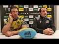 EPCR Challenge Cup, Rd. 3: Zebre Parma v Bristol Bears 11-34 - La conferenza stampa post-gara
