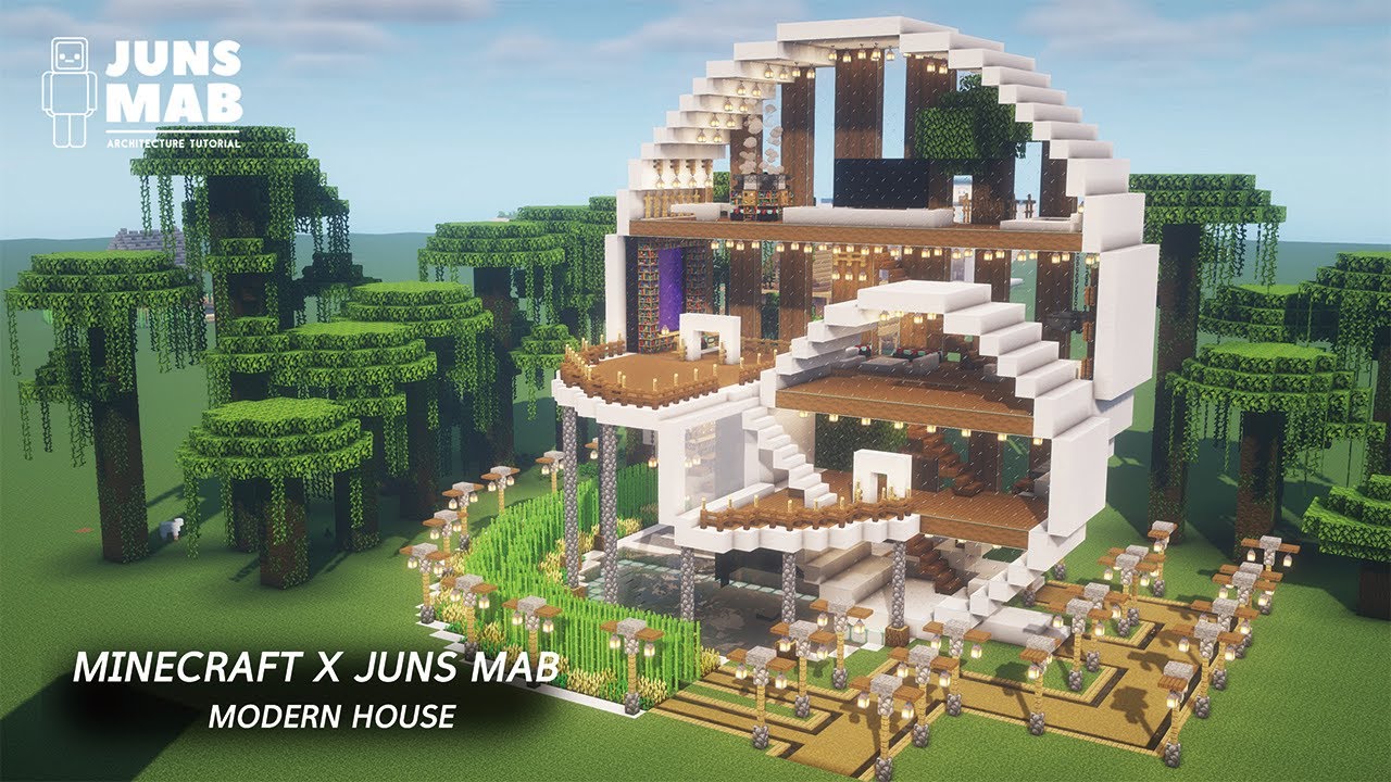 Large Modern House In Minecraft Builder S Tutorial的youtube视频效果分析报告 Noxinfluencer
