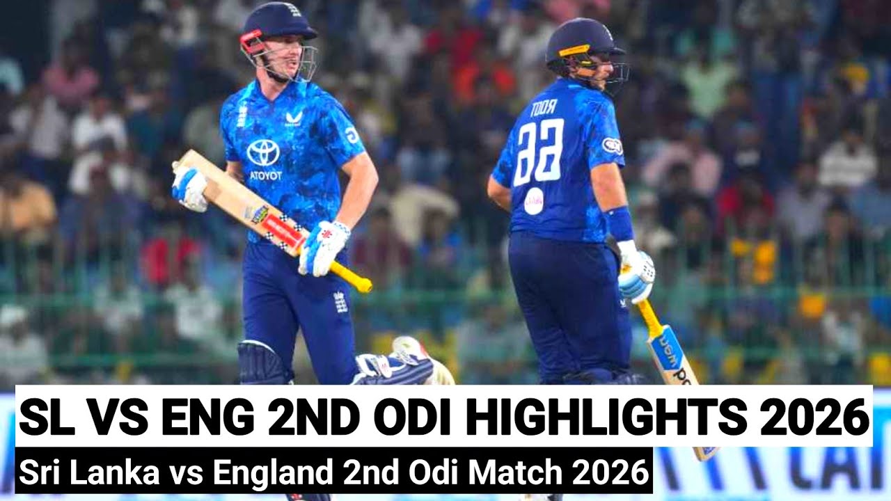 SL VS ENG 2ND ODI HIGHLIGHTS 2026 | SRI LANKA VS ENGLAND 2ND ODI MATCH 2026