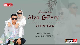 Download Lagu LIVE 🔴  PERNIKAHAN ALYA ❤️ FERY MP3