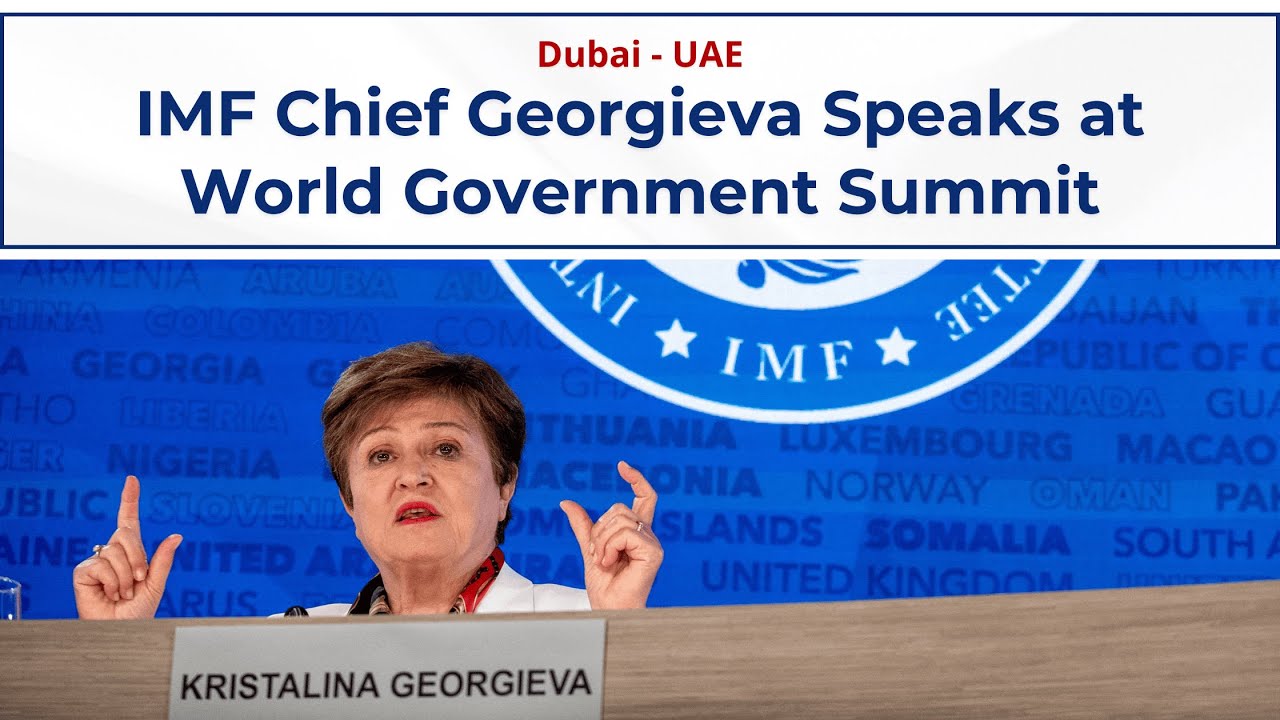 IMF Chief Georgieva Speaks at World Government Summit | Dubai UAE | Amaravati Today Live