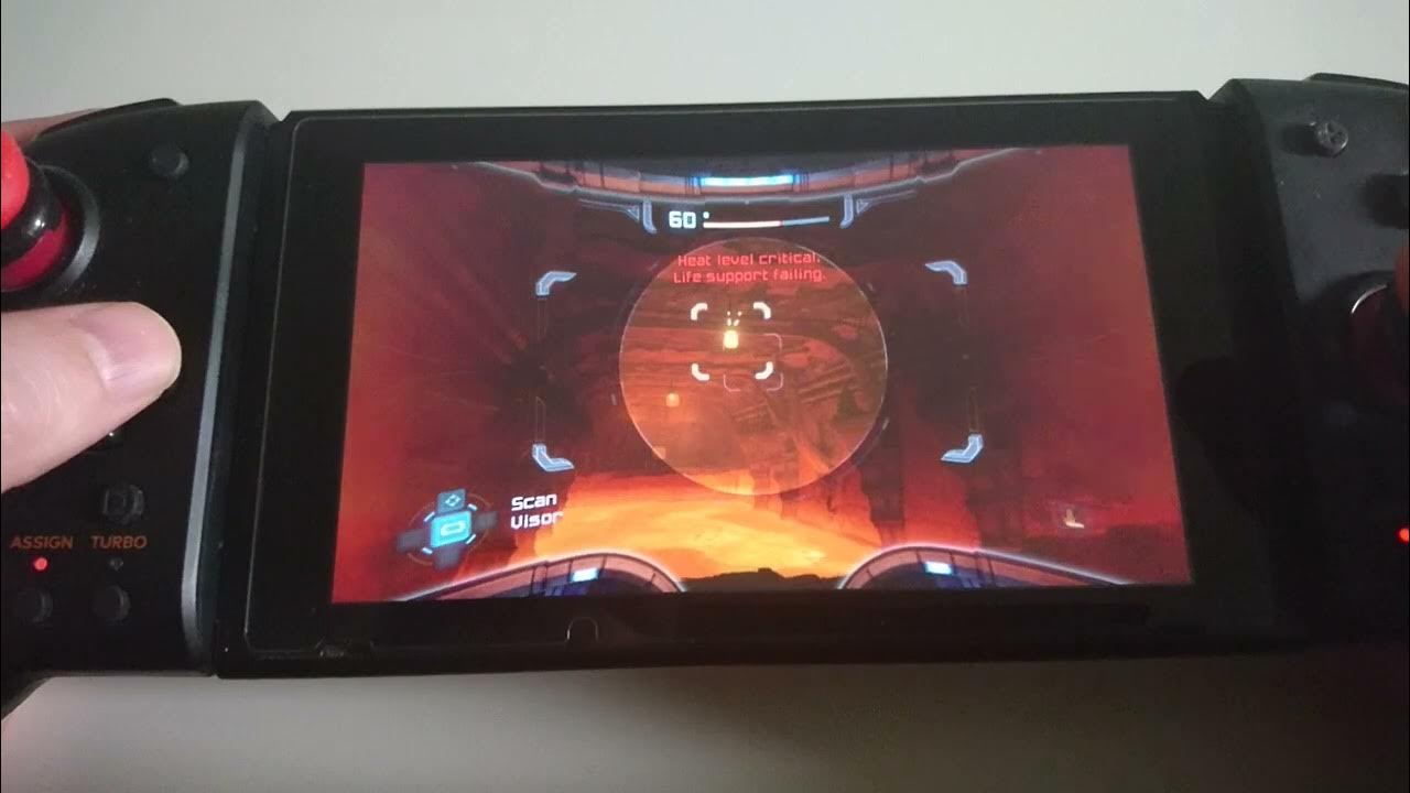 Metroid Prime Remastered Nintendo Switch Handheld Mode. YouTube