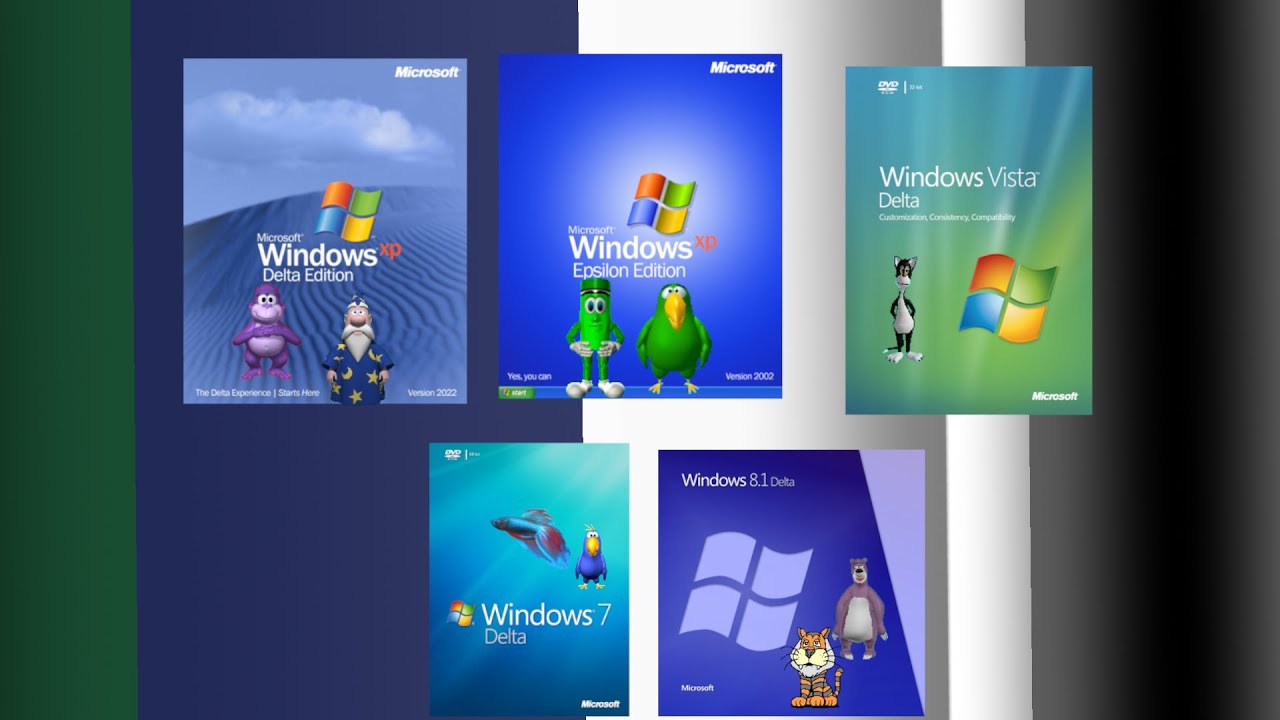 Windows Delta Versions? Including Windows XP Epsilon Edition. (MS Agent Content)