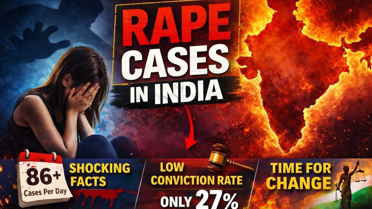 Everyone Should Watch this 😱Rape Cases In India , Shocking Facts - Low Conviction Rate