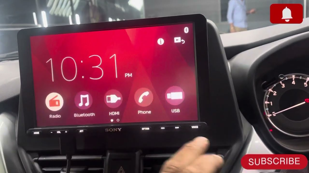 Suzuki Fronx audio system upgrade Sony XAV-AX8100 Fronx suzuki 2023