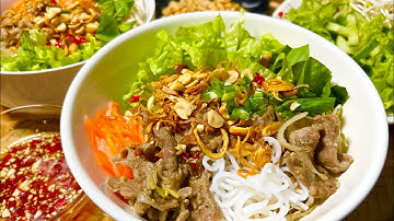 Bún Bò Xào - Bí quyết làm BÚN BÒ XÀO Mềm Thơm Ngon Khó Cưỡng