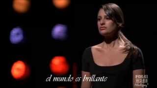 GLEE - MY MAN - (Full Performance) (En español) HD