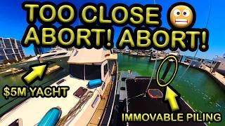 Threading the Needle Between a $5M Yacht and a Piling: Boat Show Prep | Tow 42ft Grand Banks