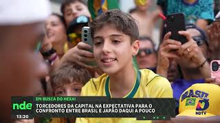 Torcida de Florianópolis vive expectativa para Brasil x Japão na Copa 2026