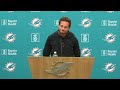 Coach Mike McDaniel meets with the media | Miami Dolphins