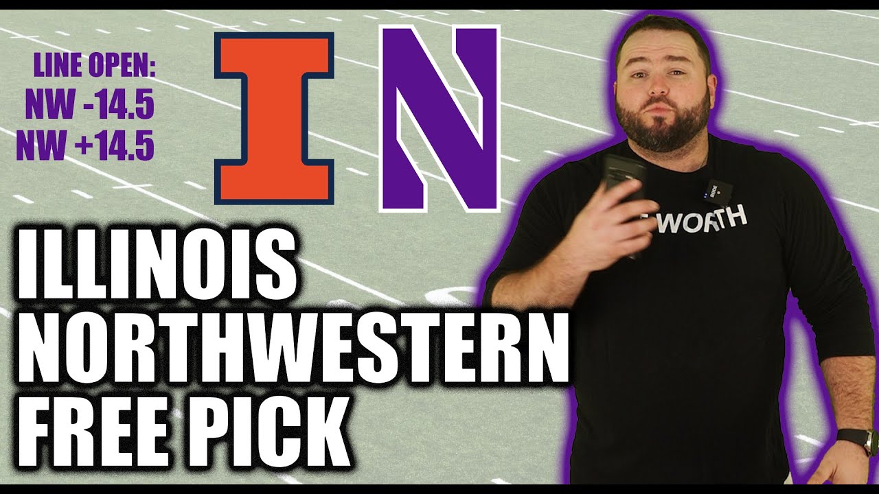 College Football Free Picks Week 15 | Northwestern vs Illinois