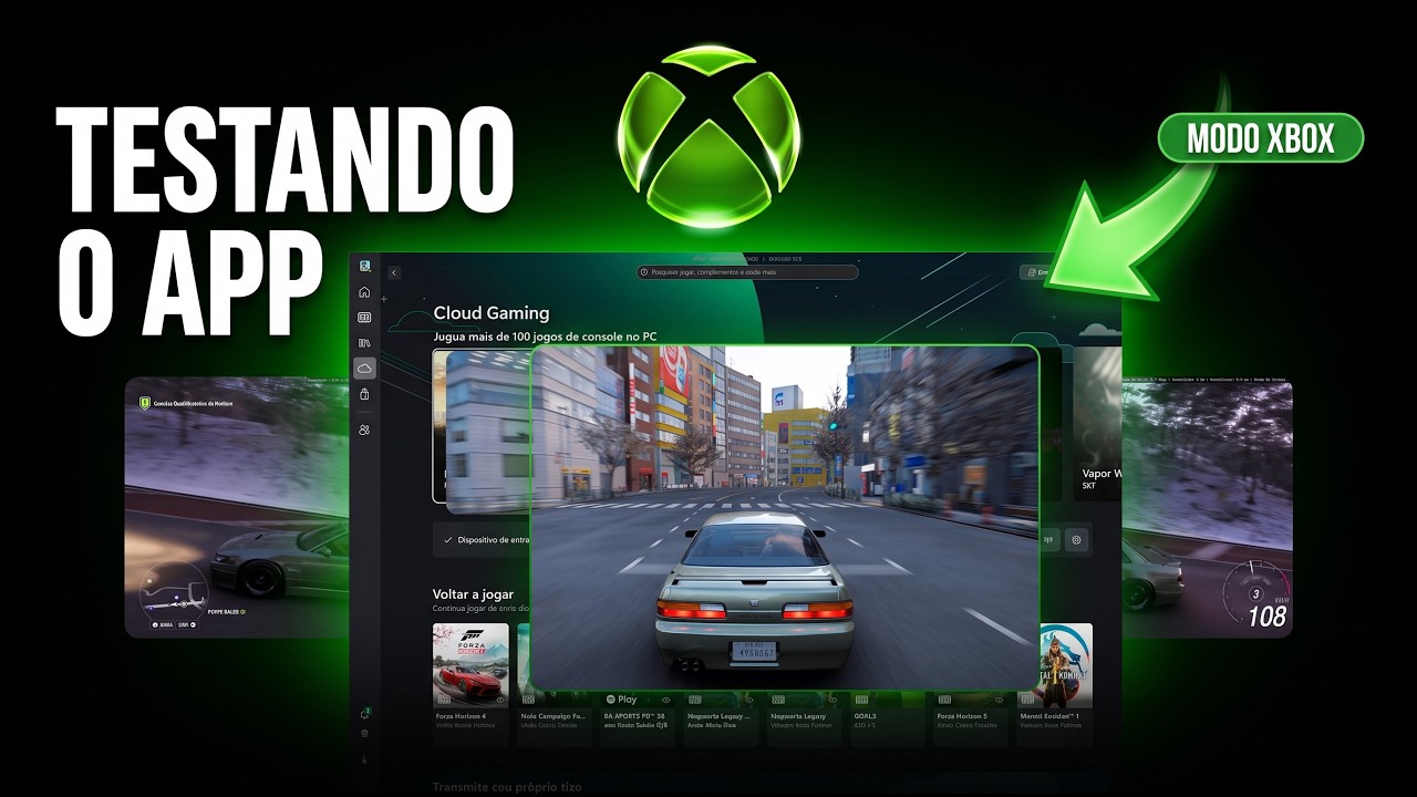 TESTANDO O APP DO XBOX DEPOIS DE VÁRIAS ATUALIZAÇÕES! MELHOROU DEMAIS A QUALIDADE - CONFIRA!