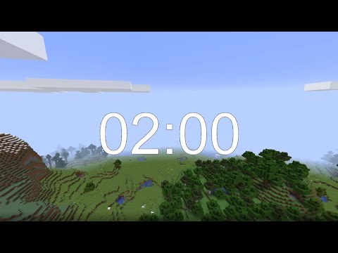 Minecraft, But It's 2 minutes timer with Music and Alarm