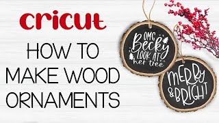 Cricut Tutorial: How to use your Cricut Machine to Make your own Christmas Ornaments!