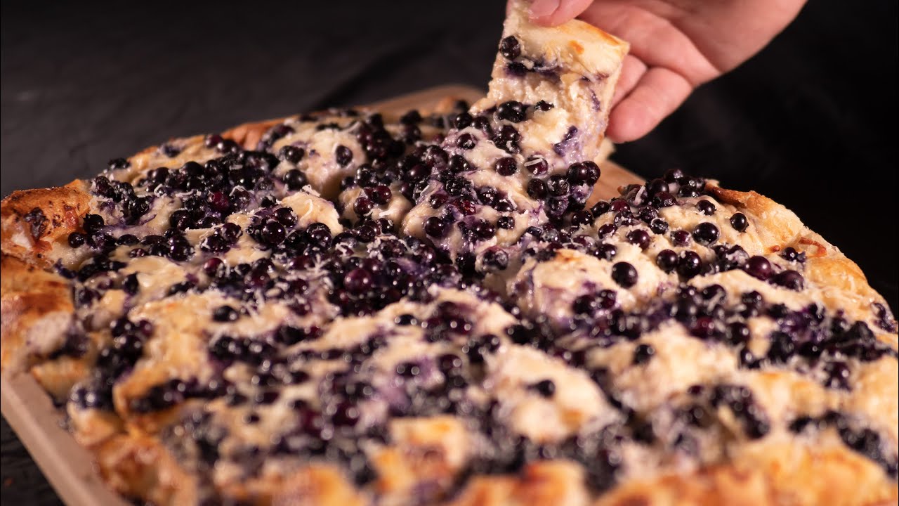 Blueberry Dessert Pizza Recipe Sweet Blueberry Pizza! YouTube