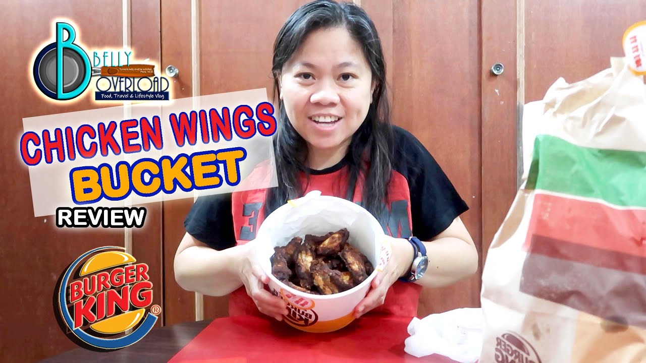 Burger King Kuwait Chicken Wings Bucket Food Review YouTube