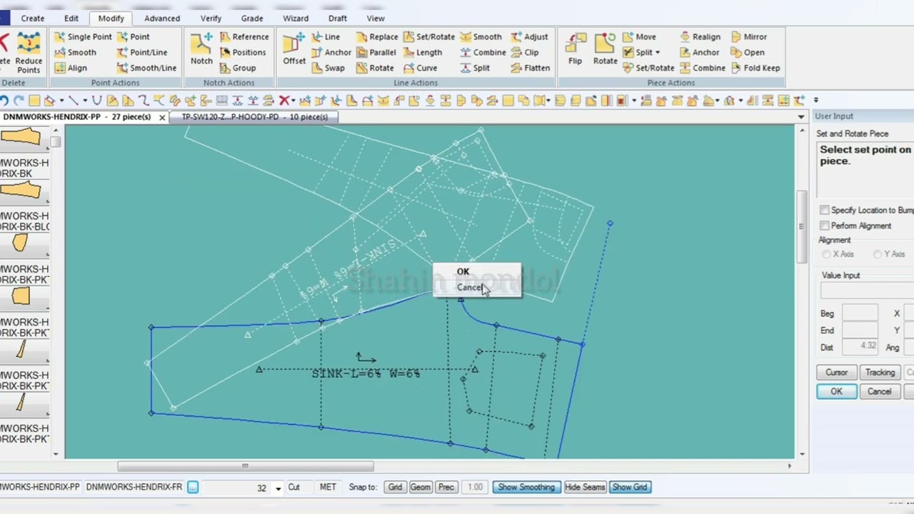 How to check the major Point Pant item Easily Gerber Software (Bangla tutorial)