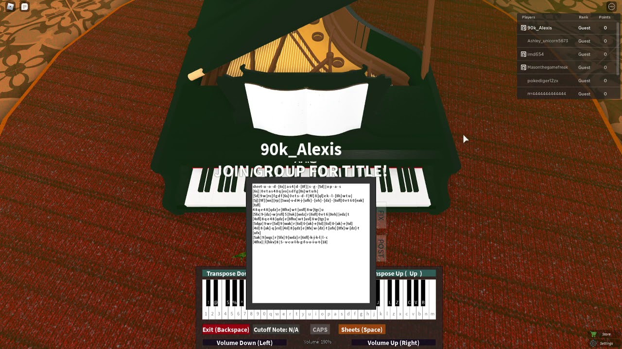 Teaching You How To Play The PIANO On ROBLOX Like A GOD Sheets In 