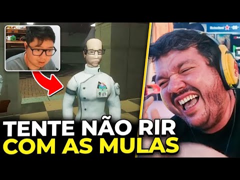 TENTE NÃO RIR COM OS MOMENTOS ENGRAÇADOS DA LIVE | CORTES DO GAULES