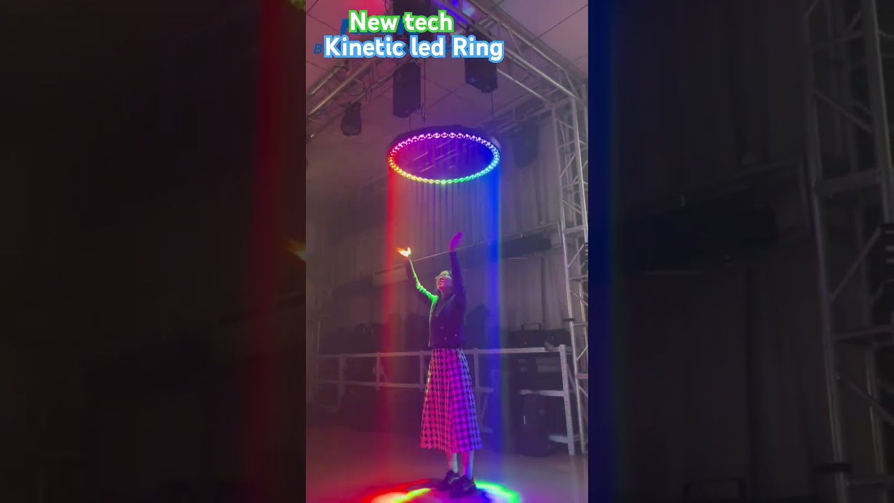 Kinetic led ring light 