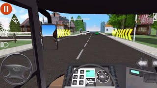 Double Decker Bus Driving in Downtown | Public Transport Simulator - Mobile Gameplay screenshot 4