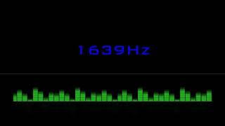 ⒽⓏ| 1639Hz Pure Tone Frequency| NO Music , For Meditation, Testing. Black Screen