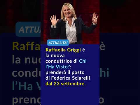 Raffaella Griggi è la nuova conduttrice di Chi l’Ha Visto?