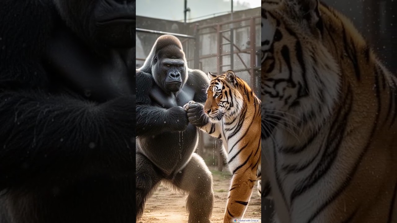 Одна-единственная ошибка Льва стоила ему ВСЕГО! 😱 Месть тигра-кунг-фу!