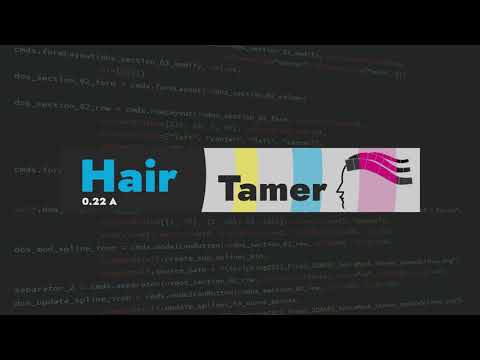 Hair Tamer - A Maya 2020 script