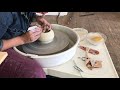 Throwing bowls on a pottery wheel with the garrity tools starter kit