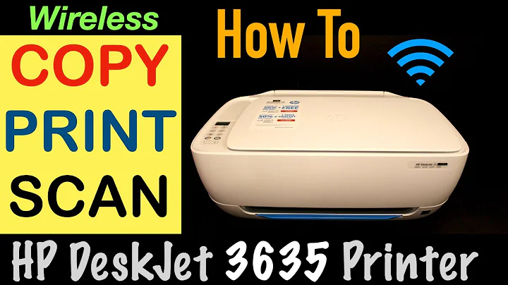 How to Copy, Print, Scan with HP DeskJet 3635 All-in-one Printer ?