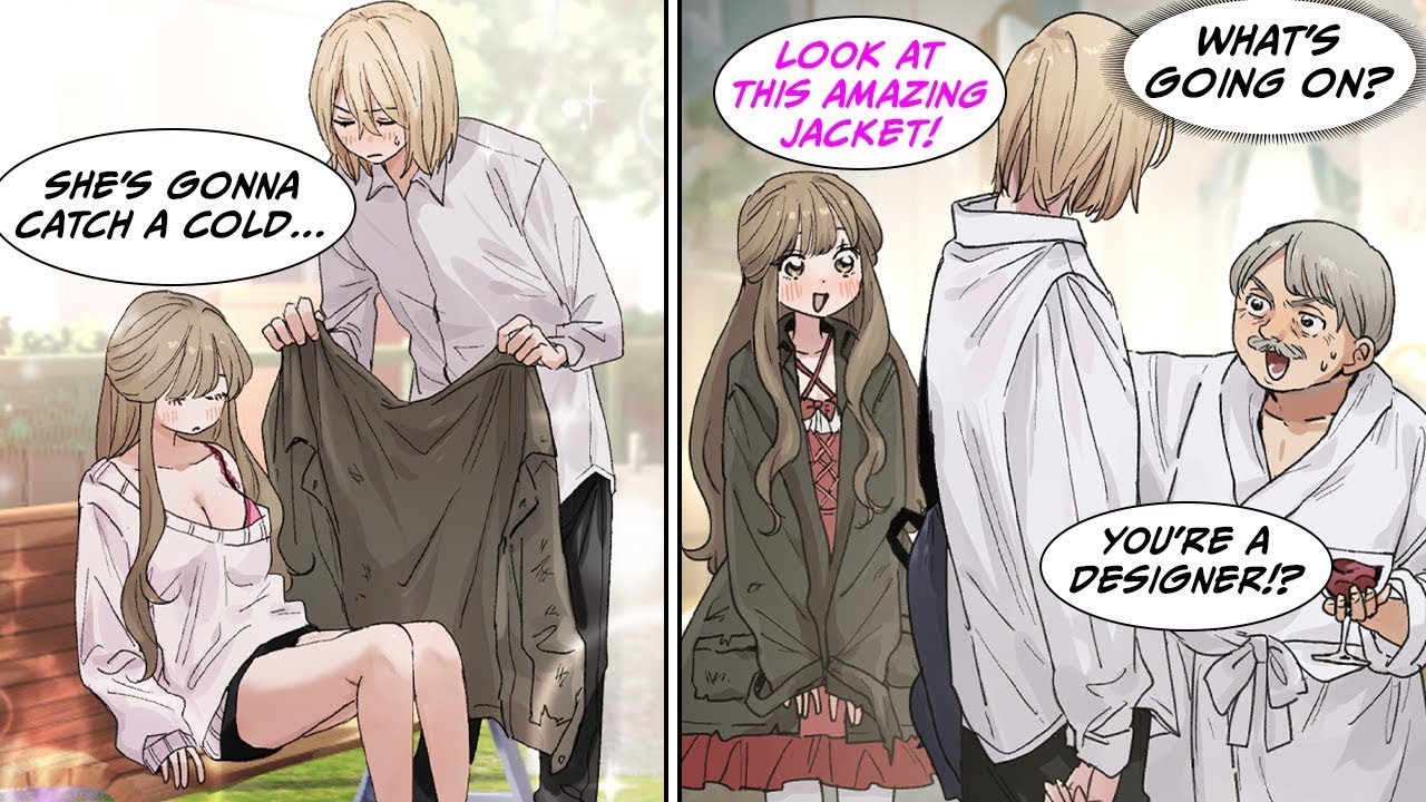 [Manga Dub] A rich girl was sleeping on a bench, so I covered her up with my jacket... Then she...