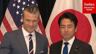 Secretary Of War Pete Hegseth Holds Bilateral Meeting With Japanese Delegates To Shangri-La Dialogue