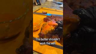 Ribeye with chipotle cowboy butter