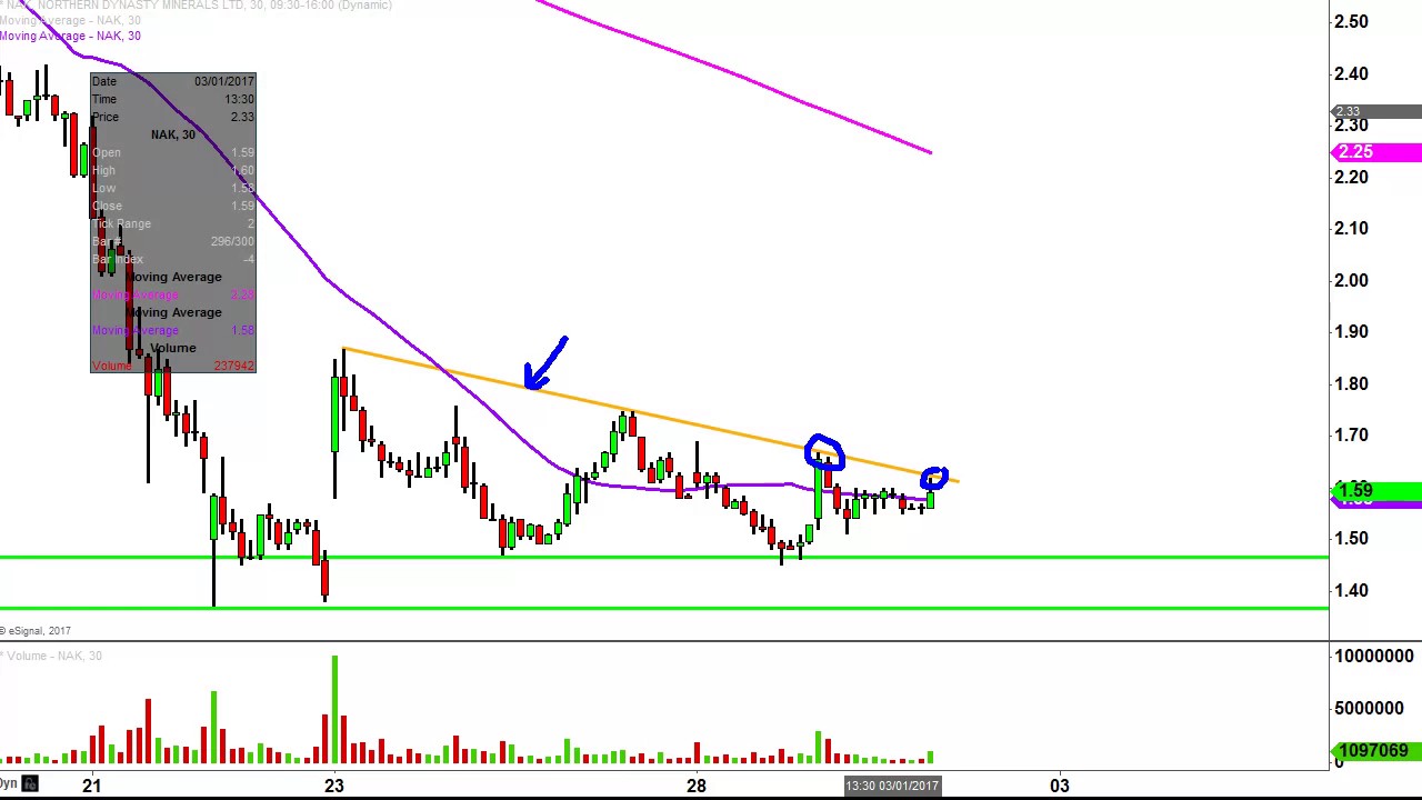 northern dynasty minerals ltd nak stock chart technical northern dynasty stock chart