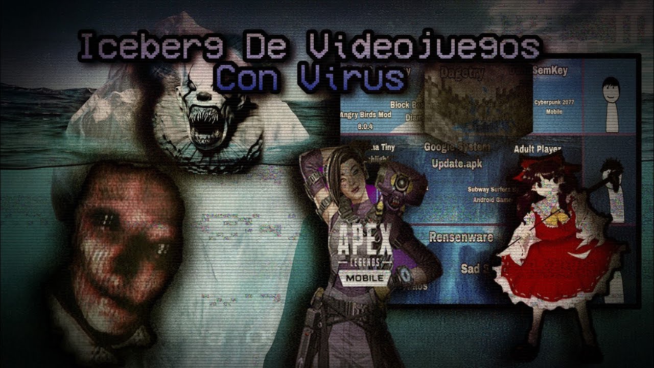 Iceberg De Videojuegos Con Virus