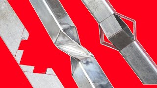 3 Best Welding Secrets Welders Are Never Say Square Bar Cutting Trick Profile Pipe