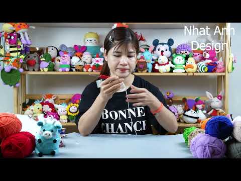 Hướng dẫn làm chú thỏ trắng béo ú treo balo - [PART 1] | Nhat Anh Design