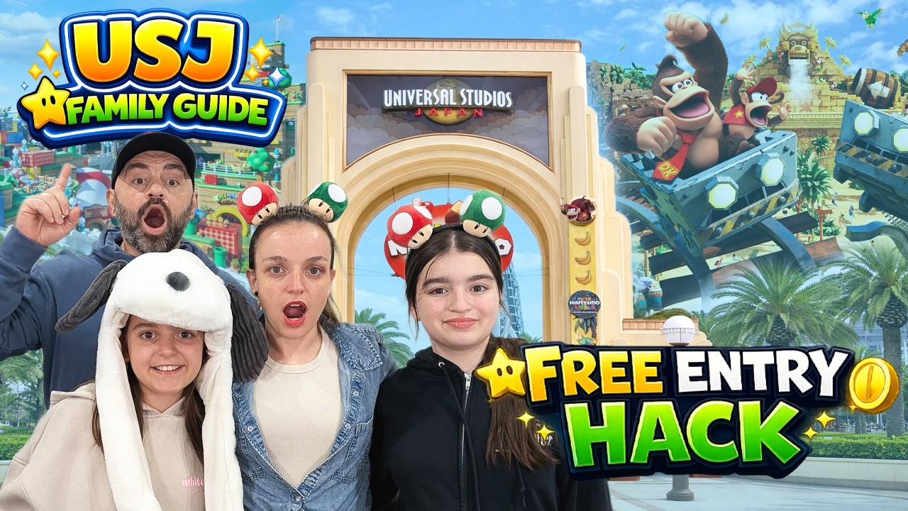 Universal Studios Japan with Kids – $1200 Super Nintendo World Hack