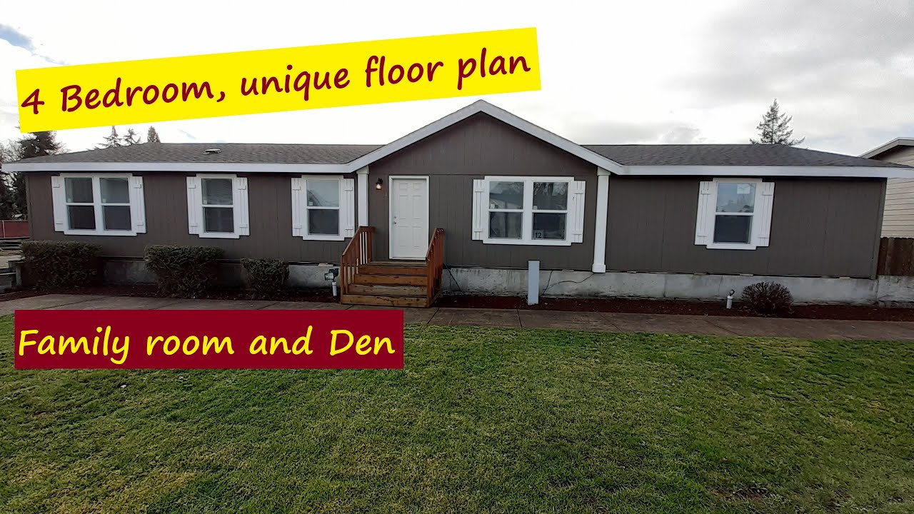 Unique floor plan on this large 4 bedrrom 2 bath Clayton Home YouTube