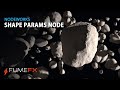 FumeFX 6 Shape Params Node - Asteroid Field With Procedural LOD 3ds max Tutorial