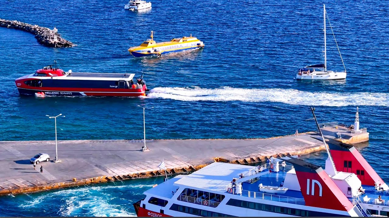 Όταν το λιμάνι της Αίγινας “βουλιάζει” από κίνηση! | Aegina port High Traffic