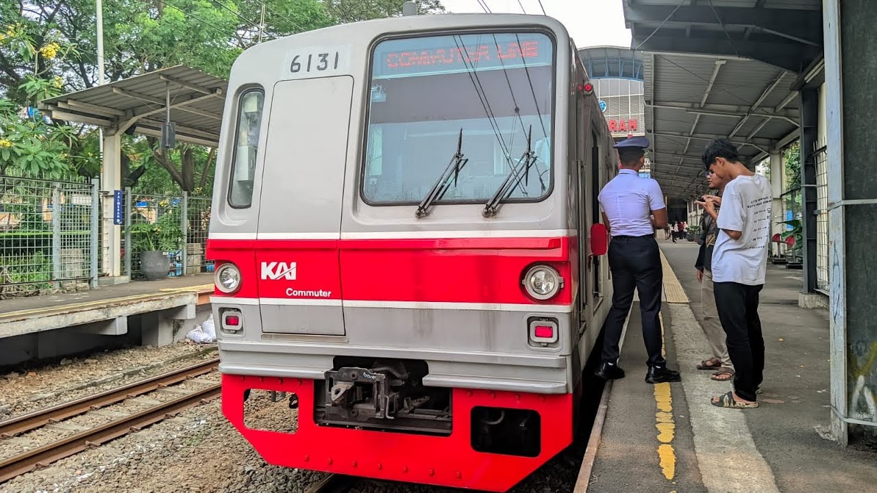 Varian Baru! KRL TM6024/6131 CatDog Di Stasiun Palmerah(17 Jul 2025, 15 ...