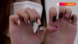 Malaysian salon offers 'Squid Game' manicures screenshot 2
