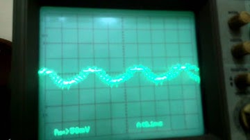 NS DAC0800 8bit D/A Converter IC Experiment Making Sine Wave