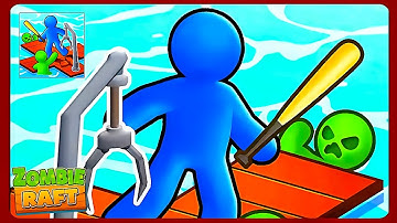 Zombie Raft - Android iOS Mobile Gameplay Walkthrough Part 1 @KLSKINBOX 
