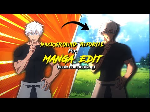 Easy BackGround Tutorial For Manga Edit | Basic Compositing [ Alight Motion ] & [ IbisPaintX ]